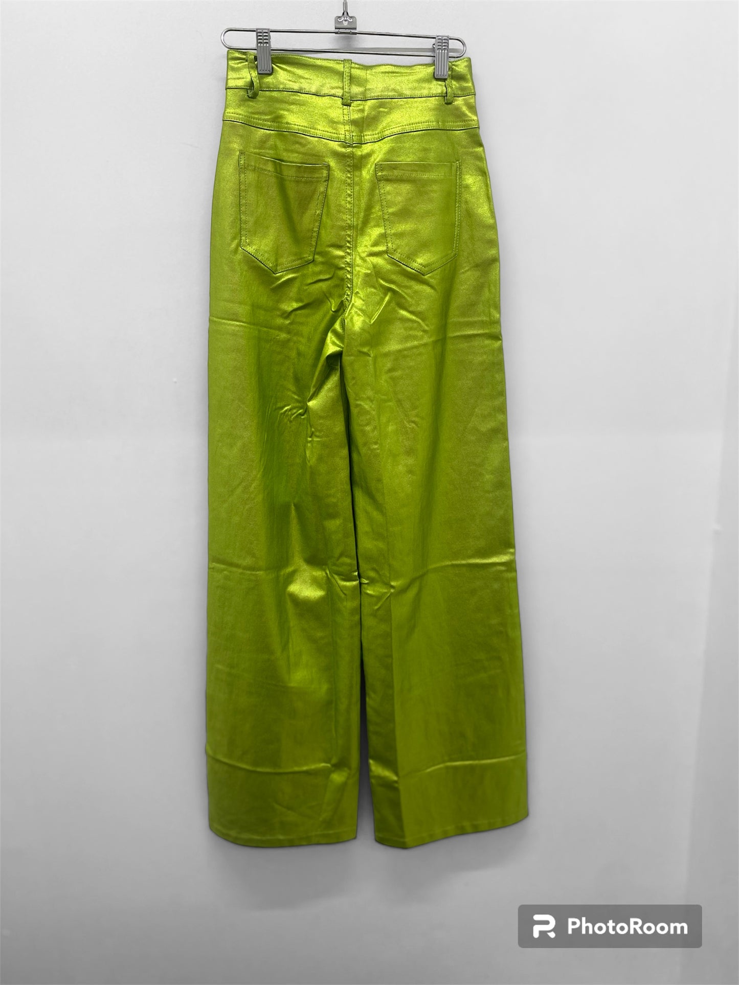 Lemon Metallic Pants