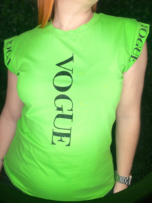 Vogue Non sleeves T-Shirt