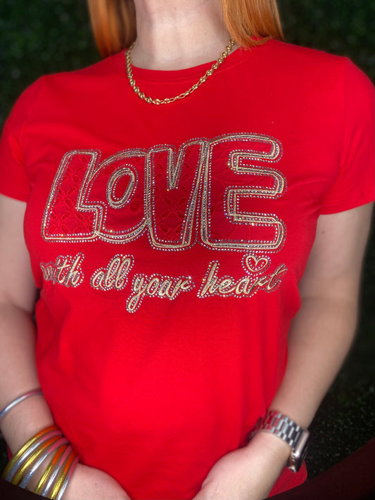 LOVE Red T-Shirt