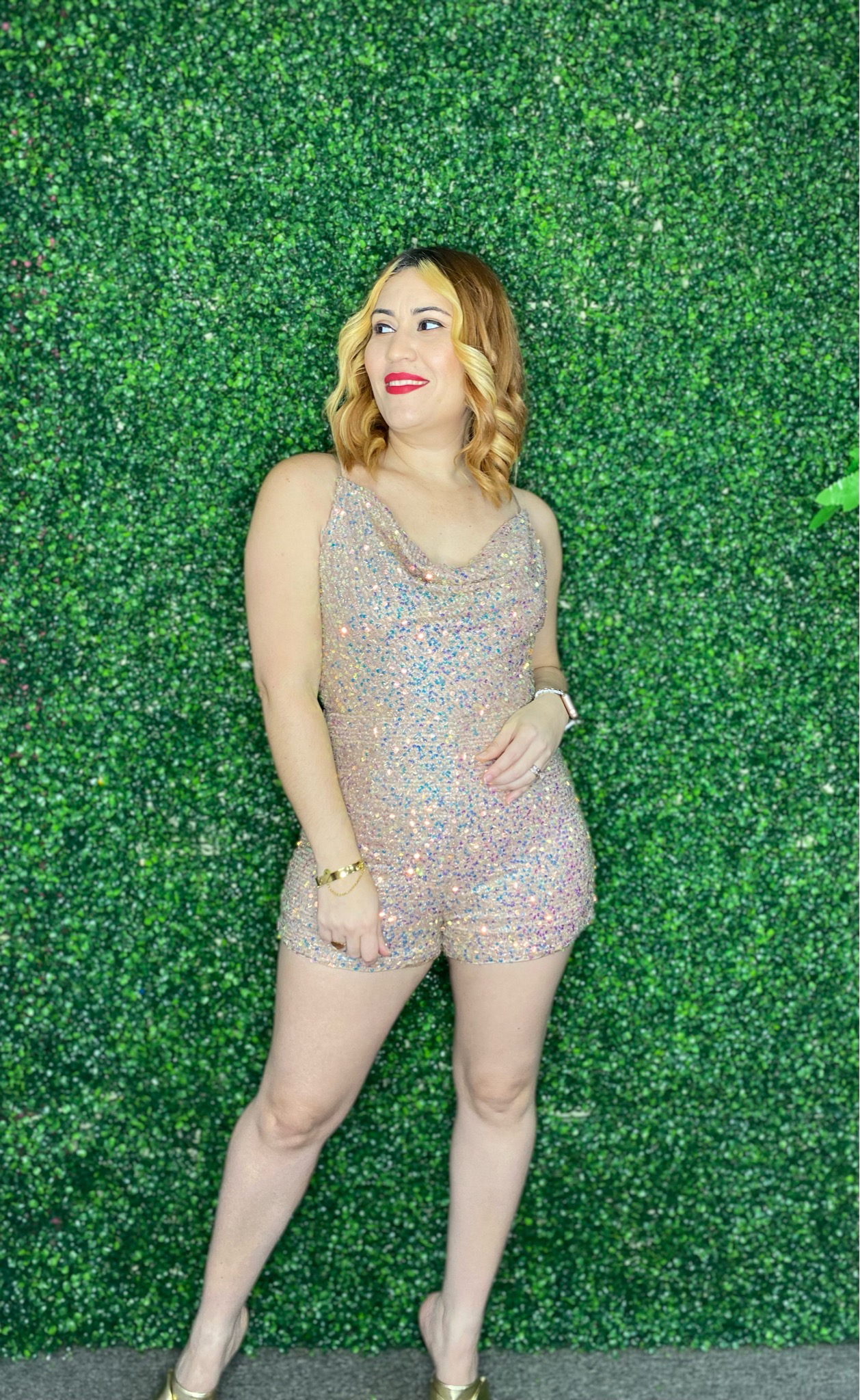 Sequins Romper